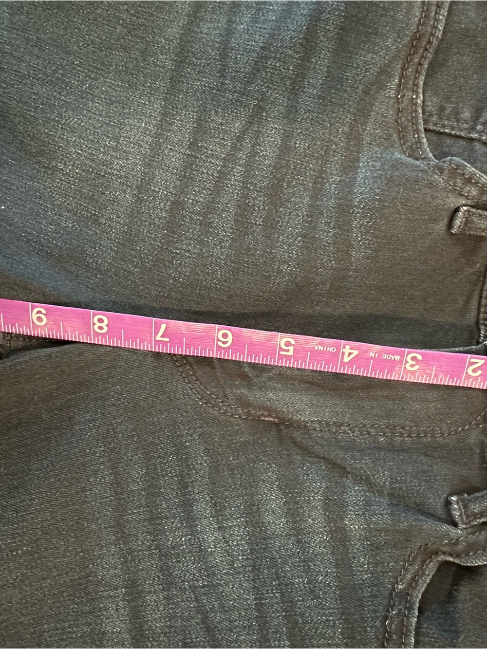 Express Indigo Straight Leg Jeans - Picture 5 of 6